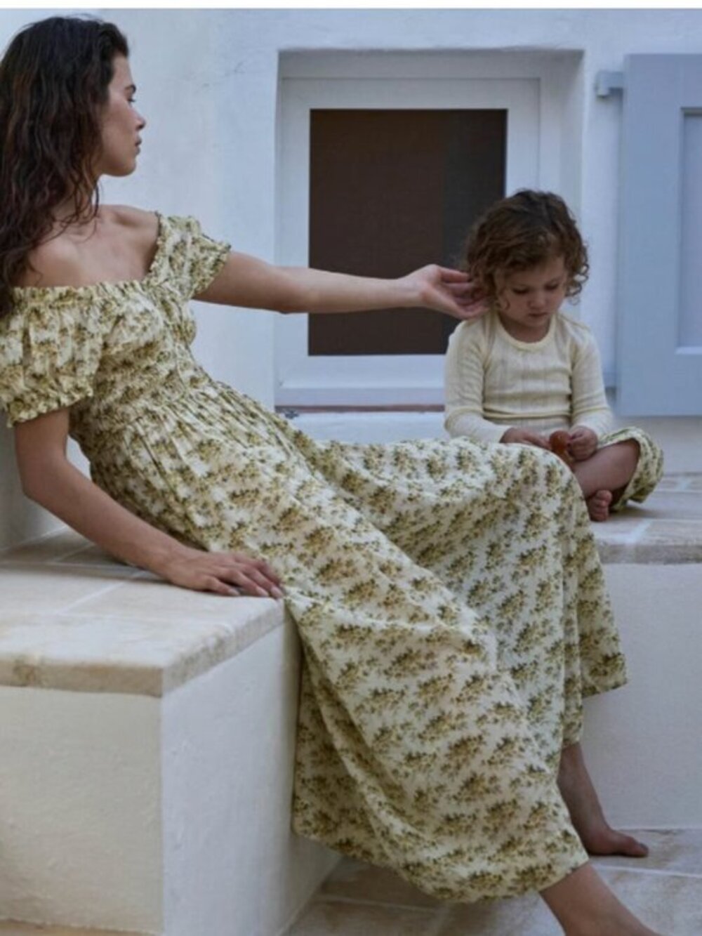 Doen Ashlynn Dress in Citron Rosier Floral